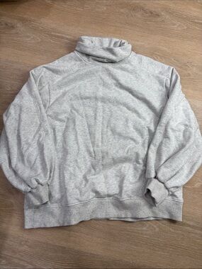 Lit Whisper Oversized Turtleneck Sweatshirt